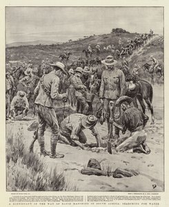 A Difficulty in the Way of Rapid Marching in South Africa, searching for Water 
